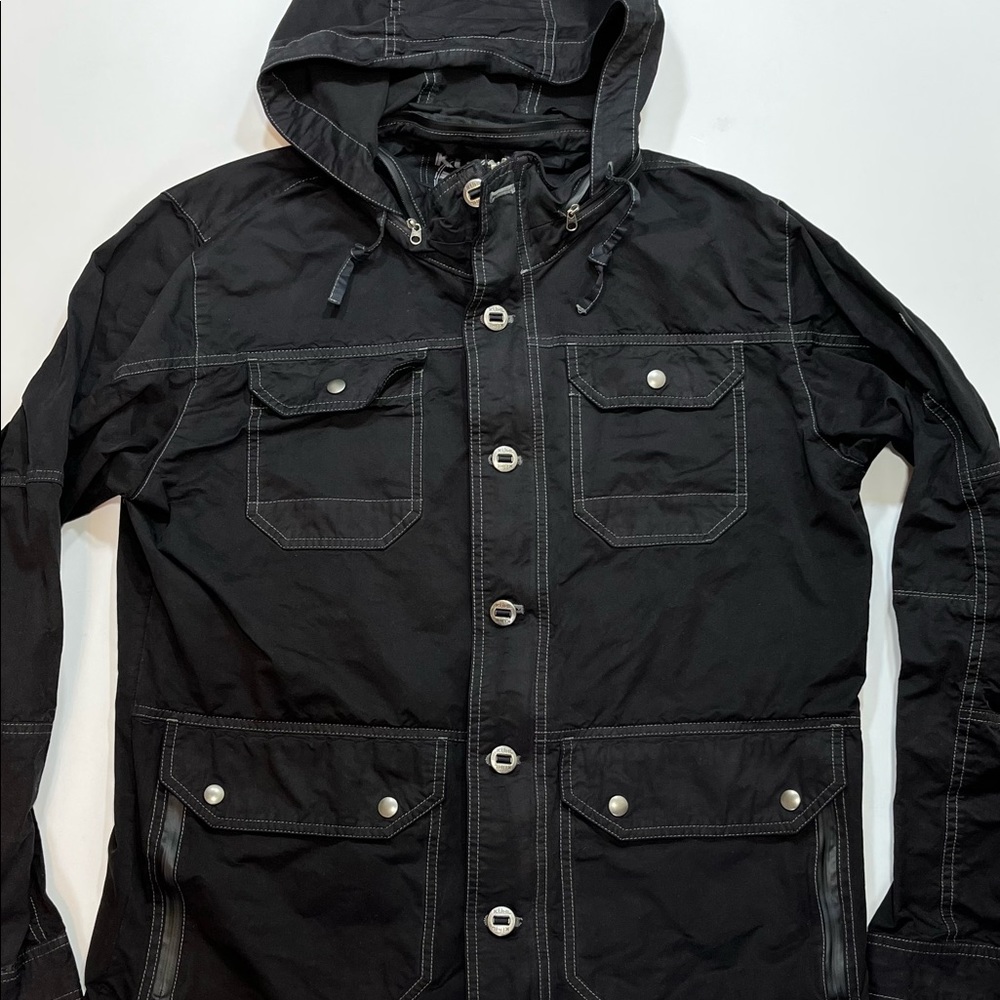 Womens KUHL Light Weight Full Zip Hooded Jacket, Large, Black